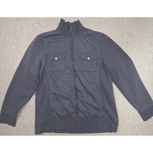 Perry Ellis Lightweight Jacket Gray   Full Zip Size‎ XL
